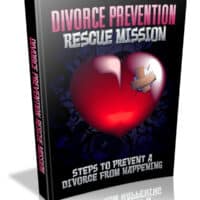 Book cover with heart graphic: Divorce Prevention Rescue Mission.