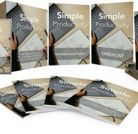 Collection of "Simple Productivity" guidebooks and checklists.