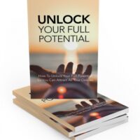 Self-help books titled "Unlock Your Full Potential