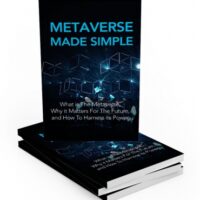 Book titled "Metaverse Made Simple" on futuristic technology.
