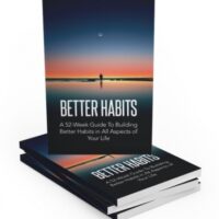 Better Habits book cover with sunset and silhouette design.