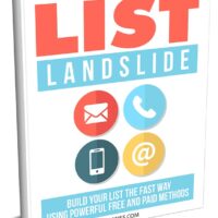 List Landslide eBook cover on building subscriber lists.