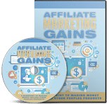 Affiliate Marketing Gains DVD and book cover.
