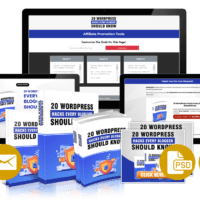 WordPress hacks e-book promotion on multiple devices.
