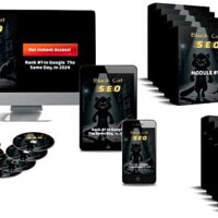 Black Cat SEO digital marketing tools on various devices.