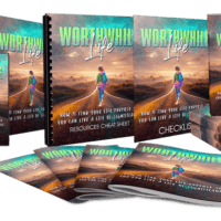 Self-help book series 'Worthwhile Life' with supplementary materials.