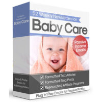 52 weekly newsletters on baby care