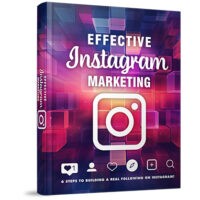 Book cover for 'Effective Instagram Marketing' tutorial guide.
