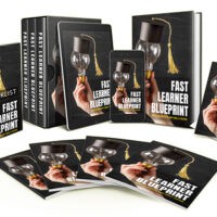 Educational books and materials titled "Fast Learner Blueprint".