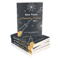 2017 New Year's marketing tactics book stack