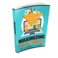 Book cover for 'Maximizing Sales Funnels' with colorful graphics.