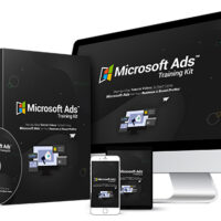 Microsoft Ads training kit on various digital devices.