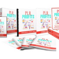 PLR Profits course materials including books and digital media.