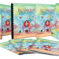 Power Traffic Course materials including books, CD, and cheat sheets.