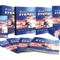 Run Yourself Strong books and media kit collection.