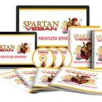 Spartan Vegan brand promotional digital and print materials