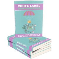 Books on white label dropshipping with infographic cover design.