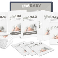 YourBaby brand parenting books, guides, and DVD set display.