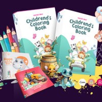 42 childrens coloring book bundle