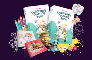 42 childrens coloring book bundle