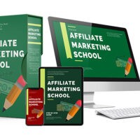 Affiliate Marketing School books and digital displays
