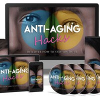 Multimedia collection promoting anti-aging techniques and wellness.