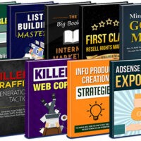 Collection of various marketing and strategy ebook covers.