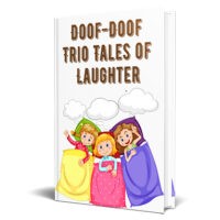 Children's book "Doof-Doof Trio Tales of Laughter" cover image.