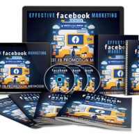 Marketing materials showcasing Facebook promotion strategies.