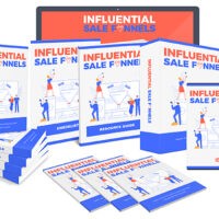 Collection of "Influential Sale Funnels" marketing guides and materials.