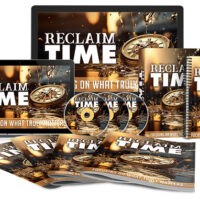 Reclaim Time eBook and multimedia collection display.