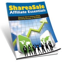 ShareASale Affiliate Marketing book with growth chart cover.