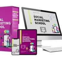 Social Marketing School course materials on various digital devices.