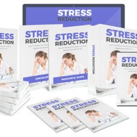 Stress Reduction guides and resources display.