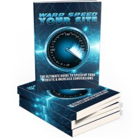 Warp Speed Your Site" guidebook cover with speedometer.