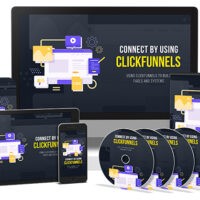 Multiple devices displaying ClickFunnels digital marketing tool.
