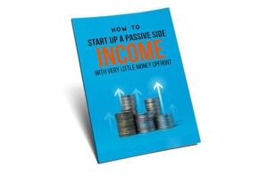 Book cover about starting a passive income with minimal investment.