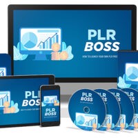 PLR Boss digital products on various devices.