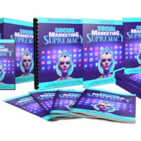 Social Media Marketing Supremacy educational course materials display.