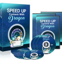 Software product boxes and CDs for Speed Up Dragon.
