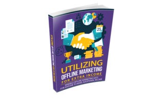 Book cover for 'Utilizing Offline Marketing for Extra Income'