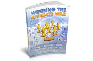 Book cover for "Winning the Affiliate War" on marketing strategies.
