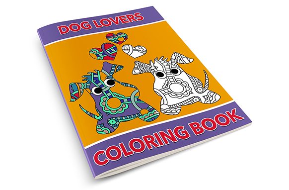 Dog Lovers Coloring Book,dog lovers colouring book,creative haven the dog lovers coloring book