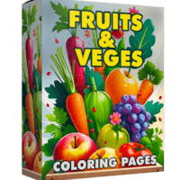 fruit coloring vegetable