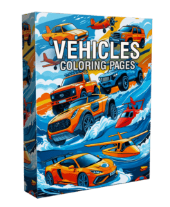 vehicle coloring pages