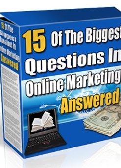 15 Of The Biggest Questions In Online Marketing Answered