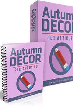 Autumn Decor PLR Articles