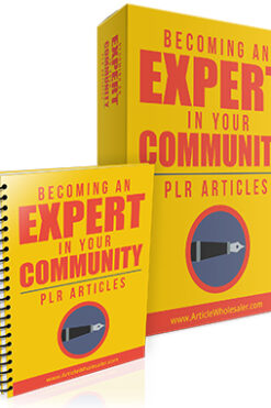 Becoming An Expert In Your Community