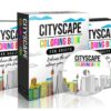 cityscape coloring book for adults