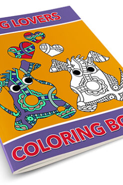 Dog Lovers Coloring Book